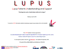 Tablet Screenshot of lupus-support.org.uk